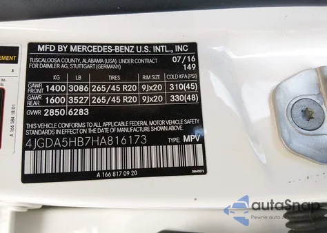 2017 Mercedes-Benz Gle 350 4Matic from USA, damaged, VIN 4JGDA5HB7HA816173